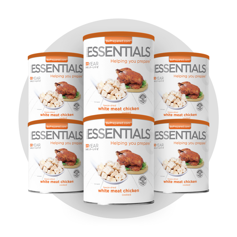 6 Pack of Freeze-Dried Chicken