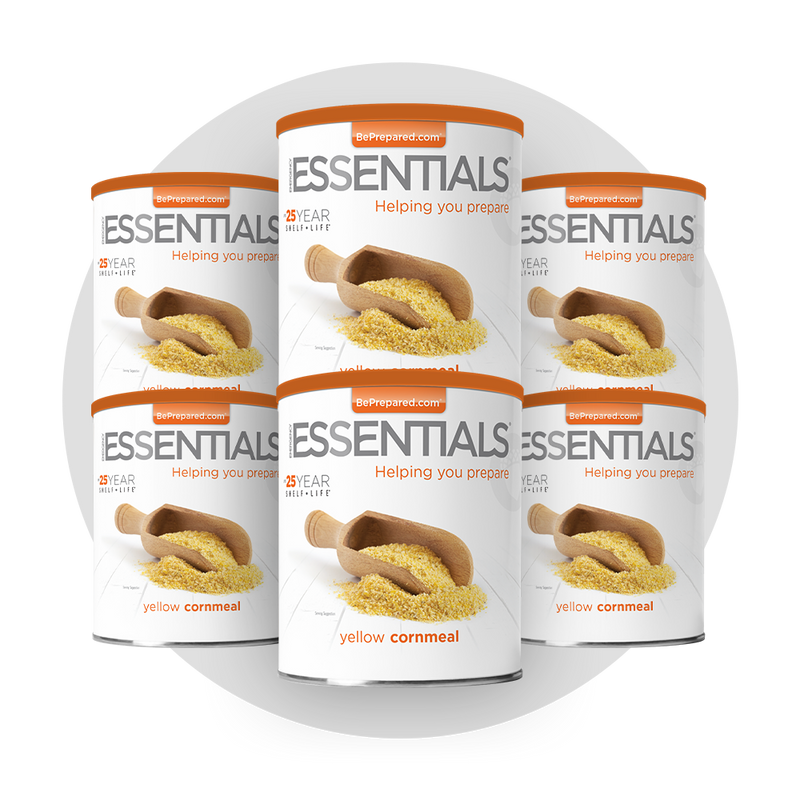 6 Pack of Yellow Cornmeal