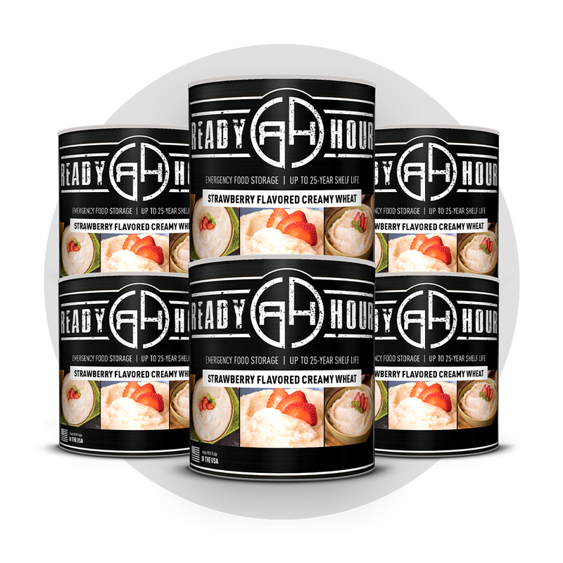 Ready Hour Strawberry Flavored Creamy Wheat #10 Can