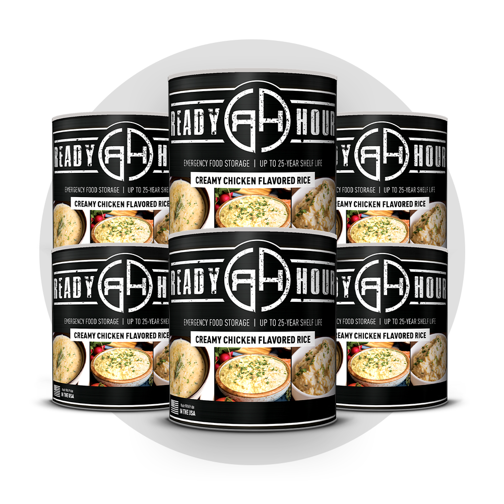 NEW - Ready Hour Creamy Chicken Flavored Rice #10 Can (18 servings)