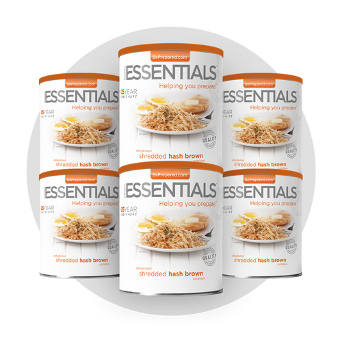 6 Pack of Dehydrated Hash Browns