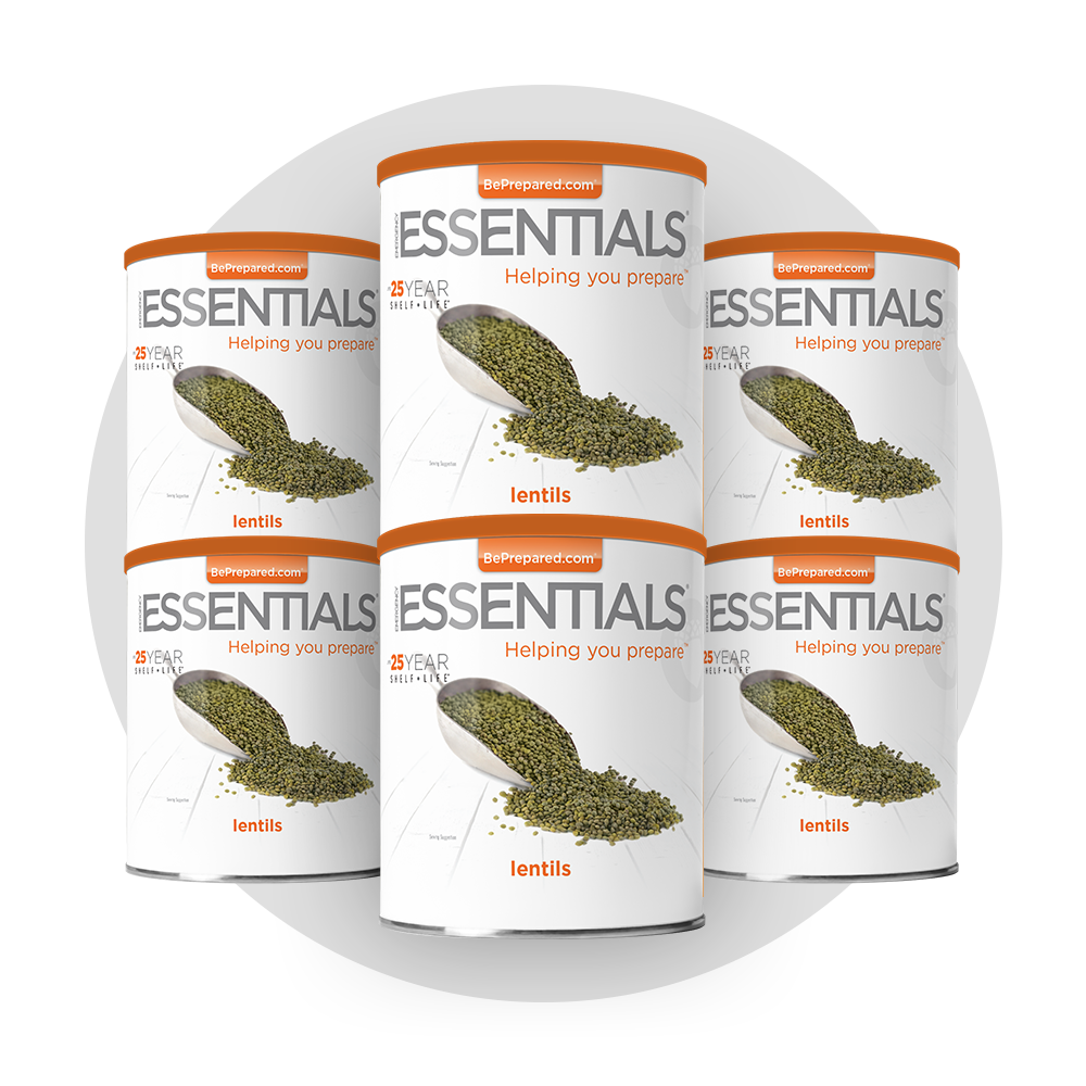 Emergency Essentials® Lentils Large #10 Can