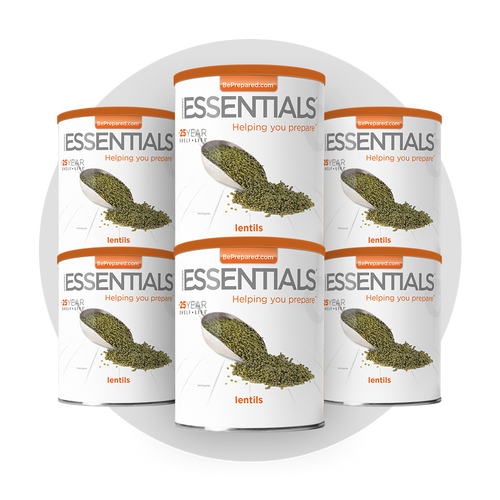 6 Pack of Lentils