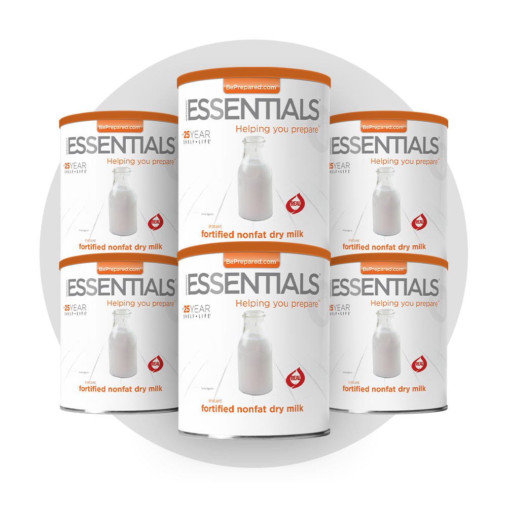 6 Pack of Fortified Nonfat Dry Milk