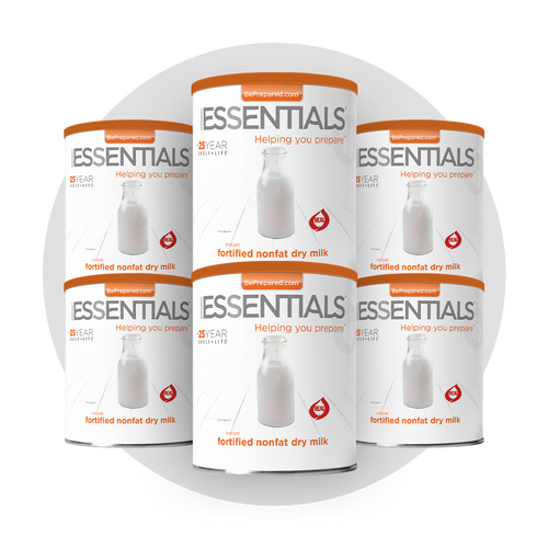 6 Pack of Fortified Nonfat Dry Milk