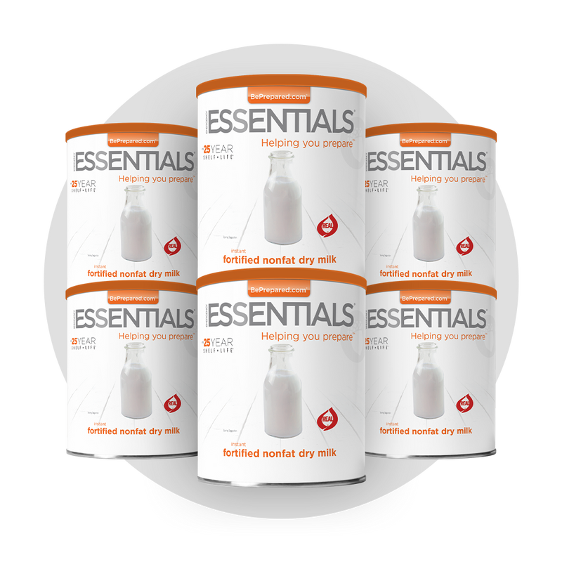 6 Pack of Fortified Nonfat Dry Milk