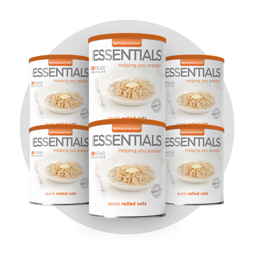 6 Pack of Quick Rolled Oats