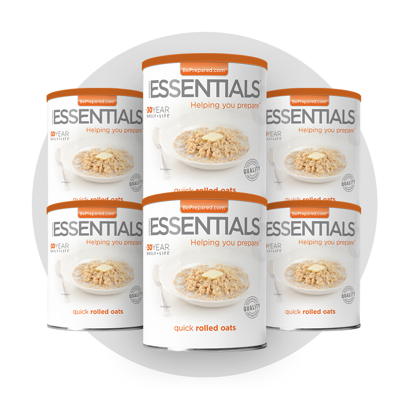 6 Pack of Quick Rolled Oats