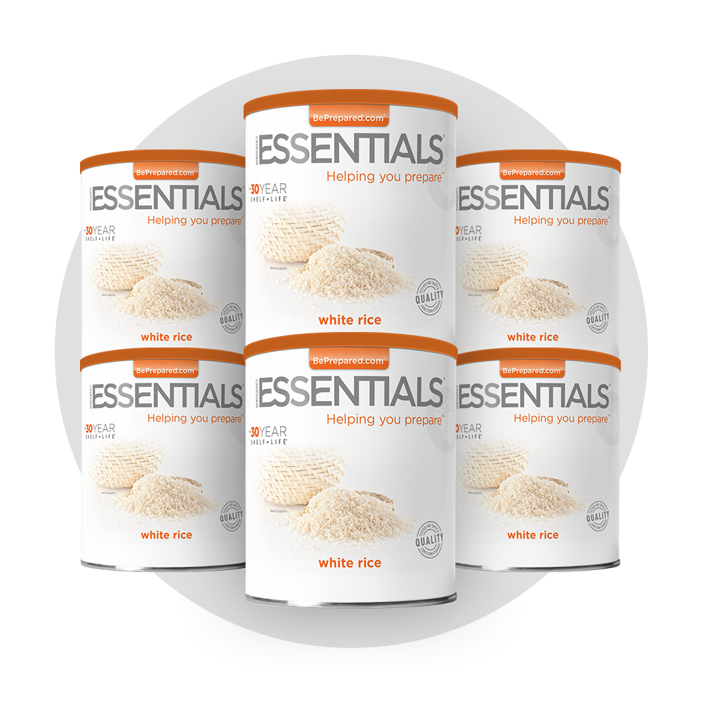 Emergency Essentials® White Rice Large #10 Can