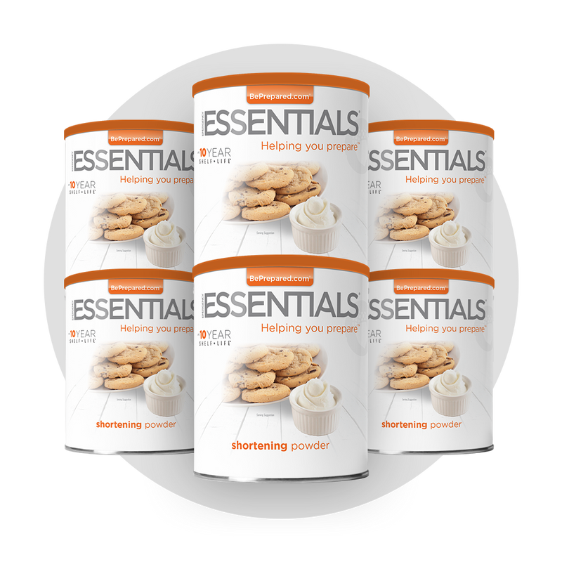 6 Pack of Shortening Powder