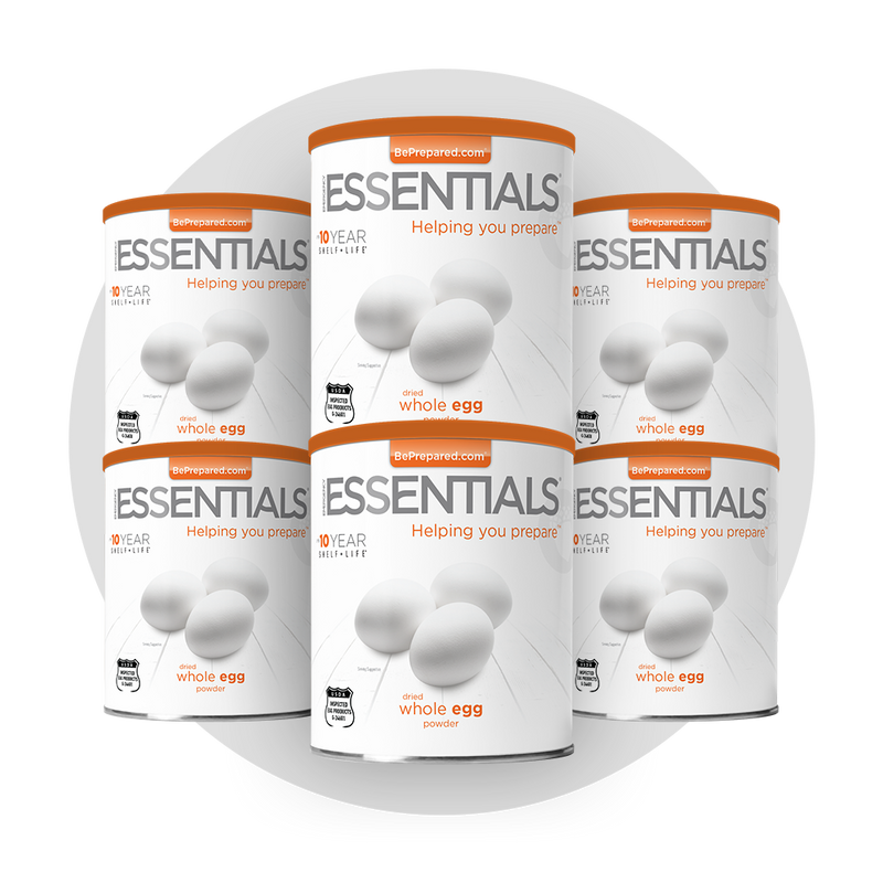6 Pack of Dried Whole Egg Powder