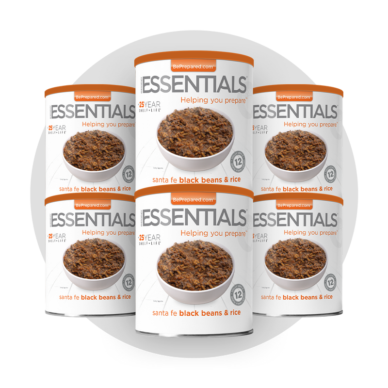 6 Pack of Santa Fe Black Beans & Rice