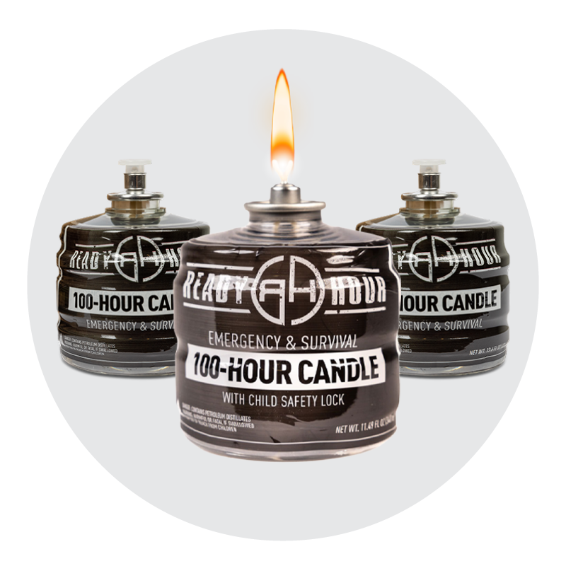 3-Pack 100-Hour Candle by Ready Hour