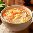 Carrot Dices in Chicken Noodle Soup