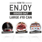 Emergency Essentials® Iodized Salt (7.5 LBS)  Large #10 Can