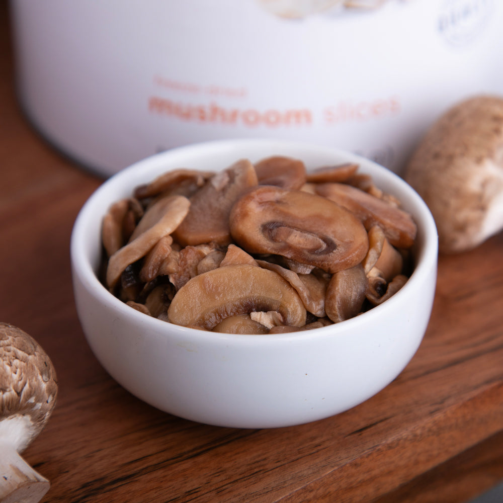 Freeze-Dried Mushroom Slices