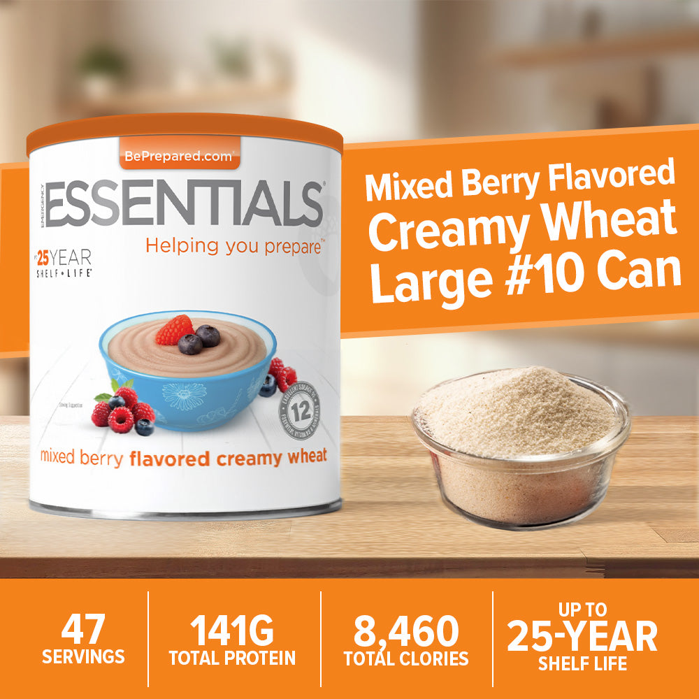 Mixed Berry Flavored Creamy Wheat #10 Can
