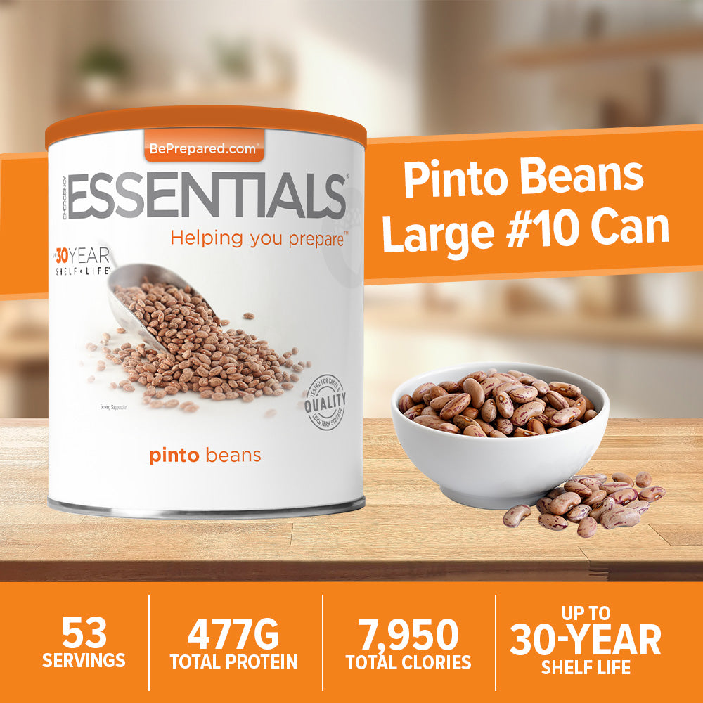 Emergency Essentials® Pinto Beans Large #10 Can