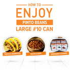 Emergency Essentials® Pinto Beans Large #10 Can