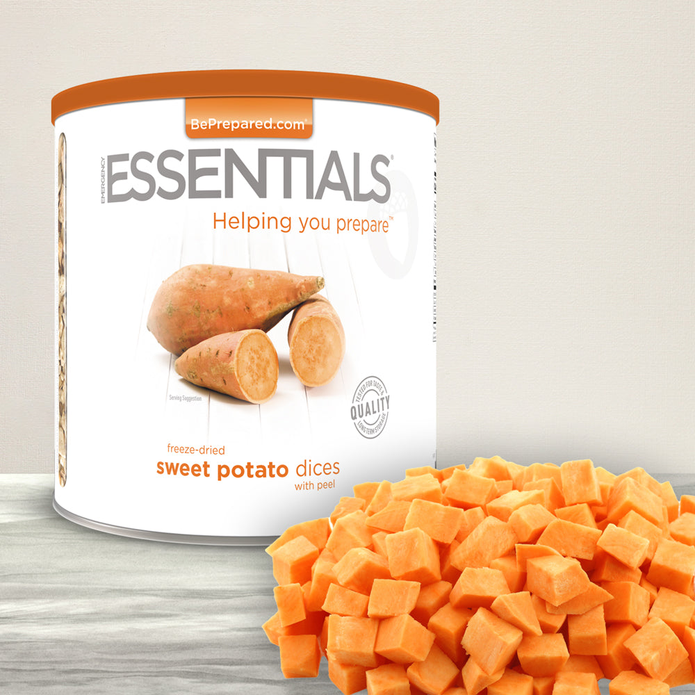 Freeze-Dried Sweet Potato Dices with Peel