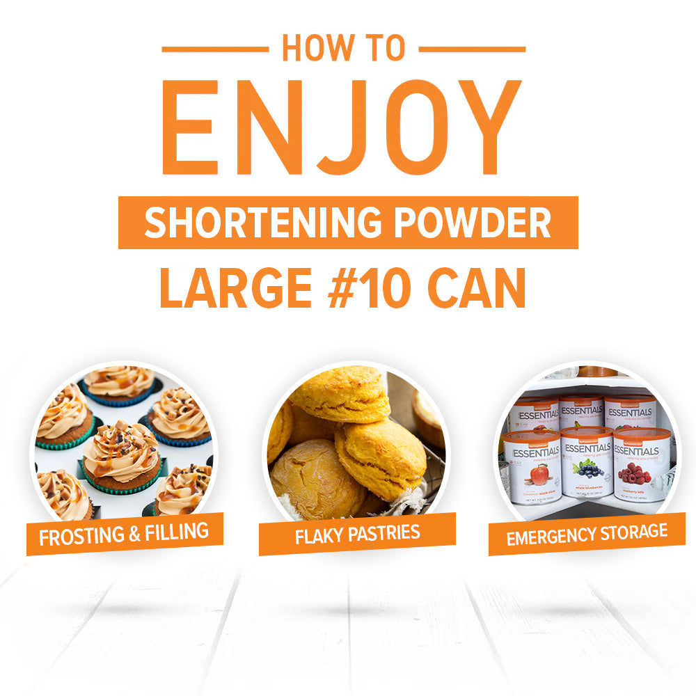 Emergency Essentials® Shortening Powder Large #10 Can