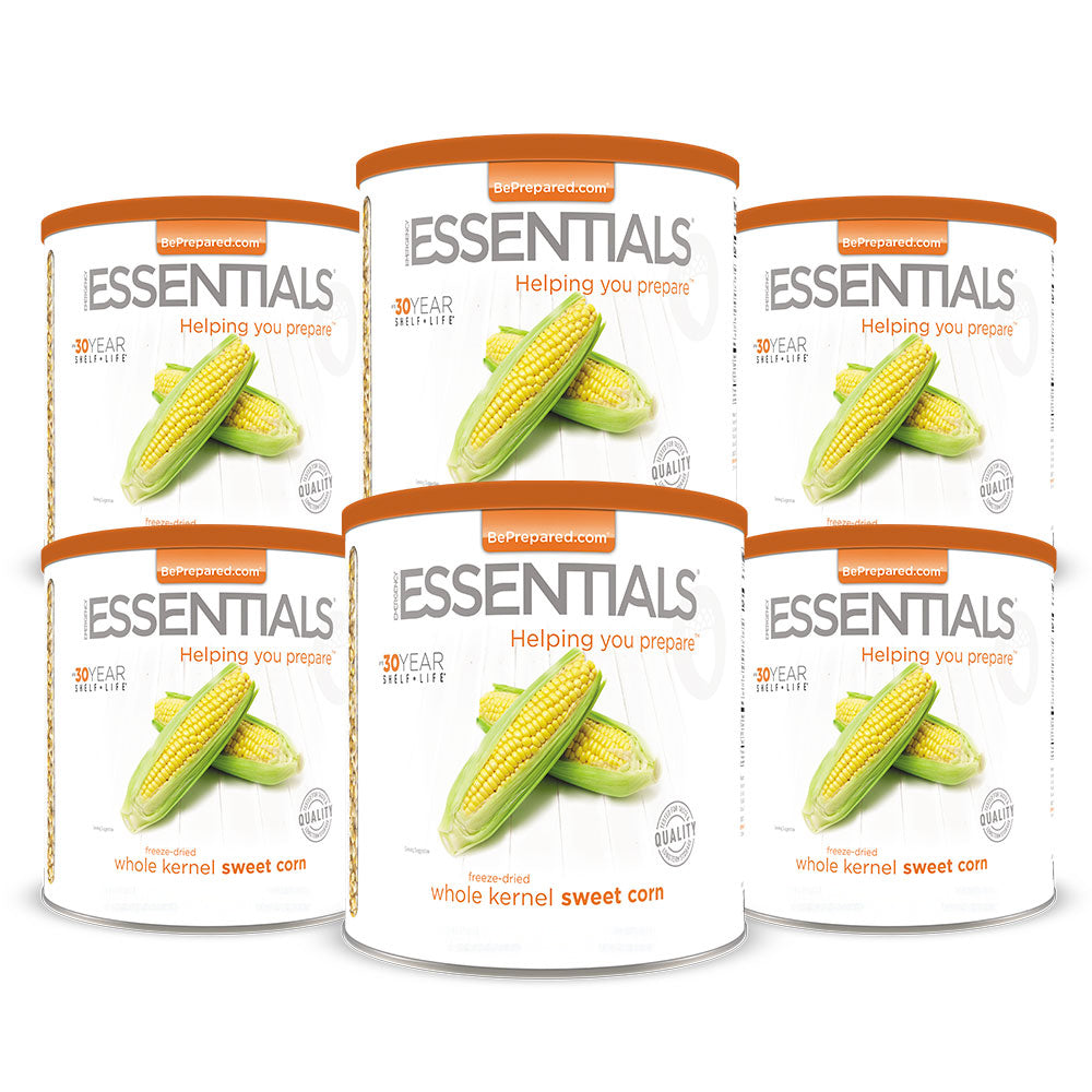 Freeze-Dried Super Sweet Corn Large Can 6-Pack