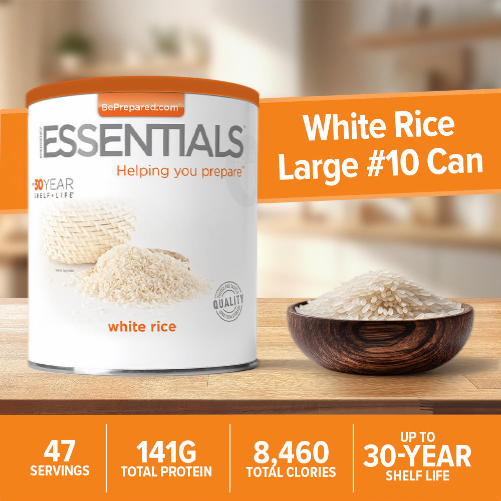 White Rice Large #10 Can