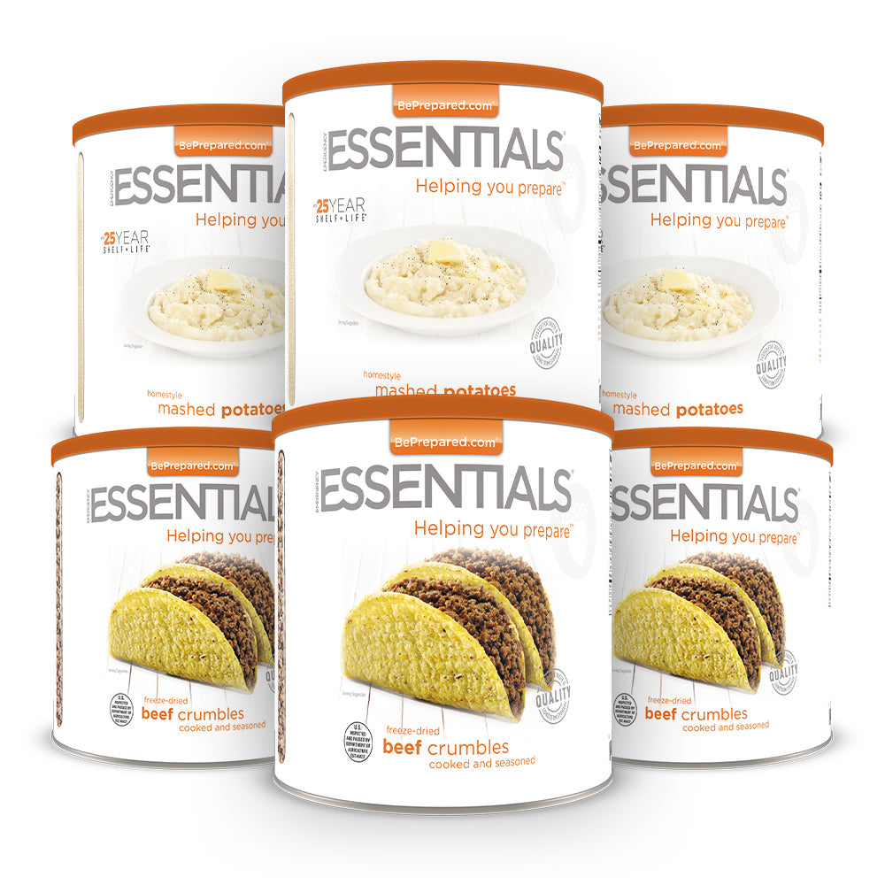 3 Pack Mashed Potatoes + 3 Pack Beef Crumbles