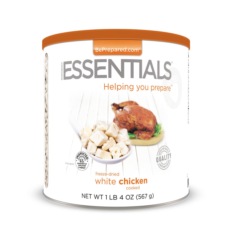 Emergency Essentials® Freeze-Dried Cooked White Chicken  (4626450350220) (7315443646604)
