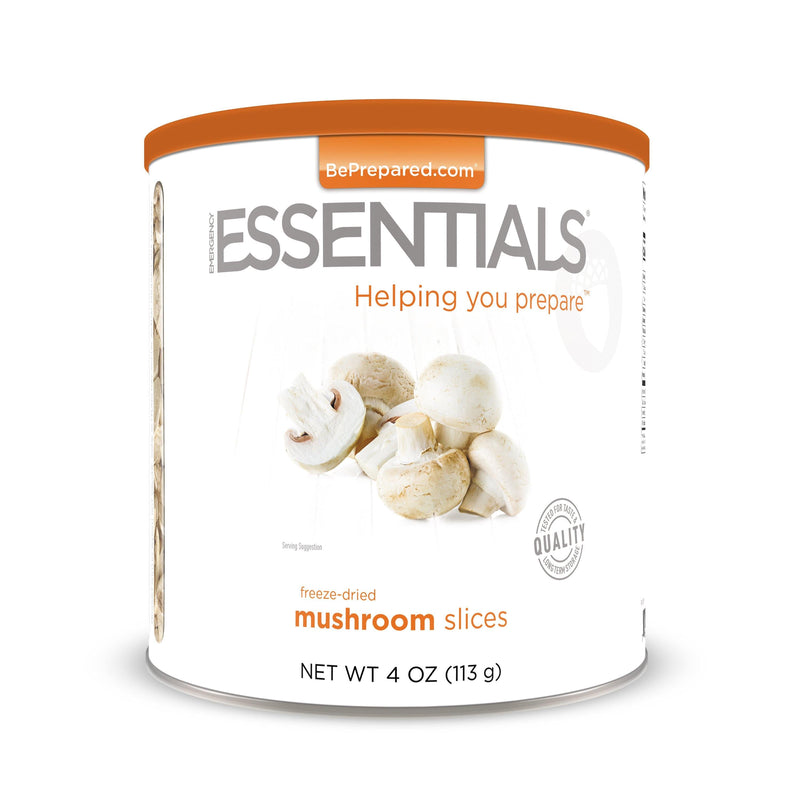 Emergency Essentials® Freeze-Dried Mushroom Slices Large Can (4625780736140) (7525943672972)