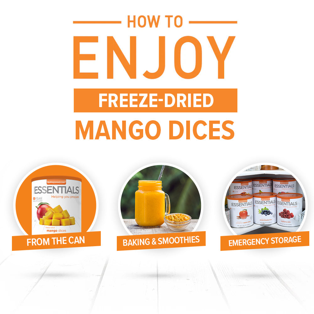 How to enjoy Freeze-Dried Mango Dices