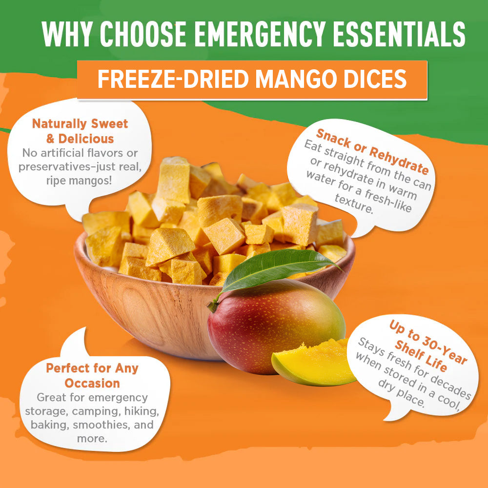 New Freeze-Dried Mango Dices