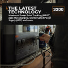 Grid Doctor 3300 technology infographic highlighting backup power capabilities
