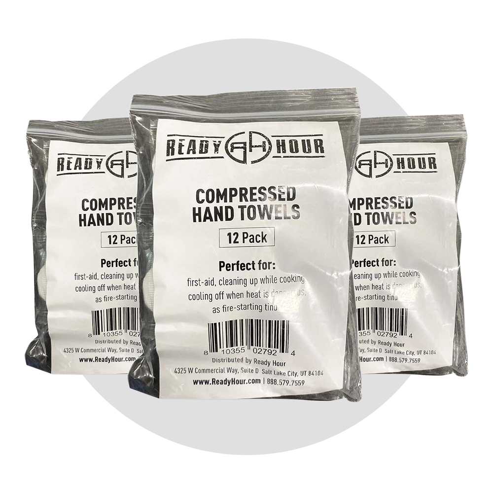 Compressed Disposable Hand Towels