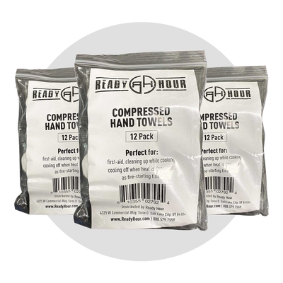 Compressed Disposable Hand Towels