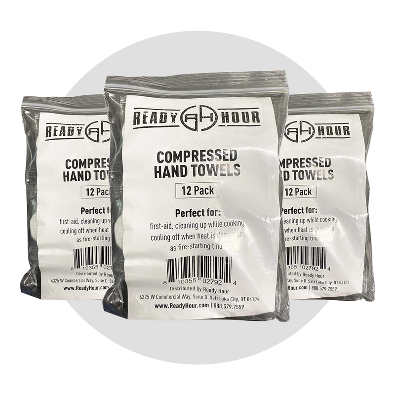 Compressed Disposable Hand Towels