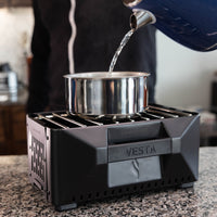 VESTA Indoor Space Heater & Cook Stove (WITH Self-Powered Fan) by InstaFire