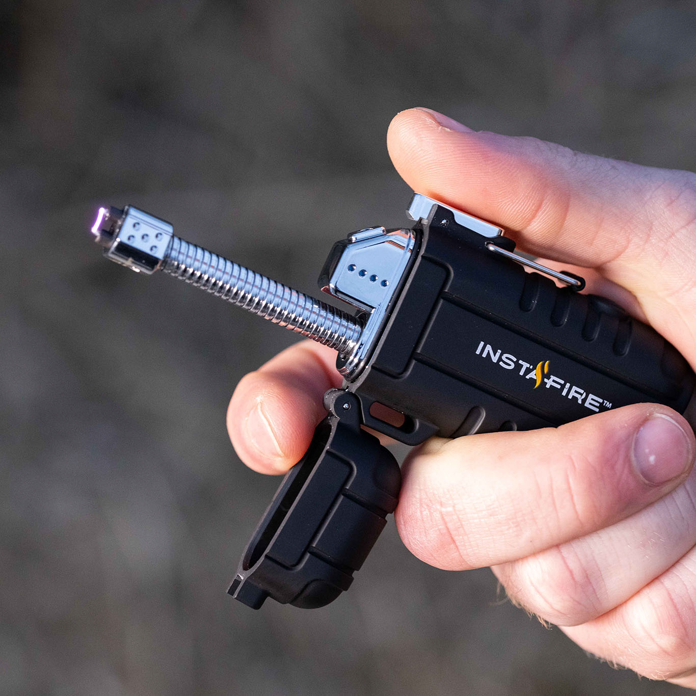 Pocket Plasma Lighter with Flashlight by InstaFire (100 lumens)