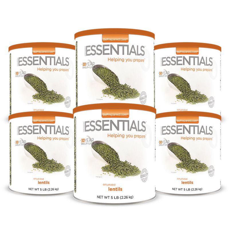 Lentils Large Can 6-Pack by Emergency Essentials®