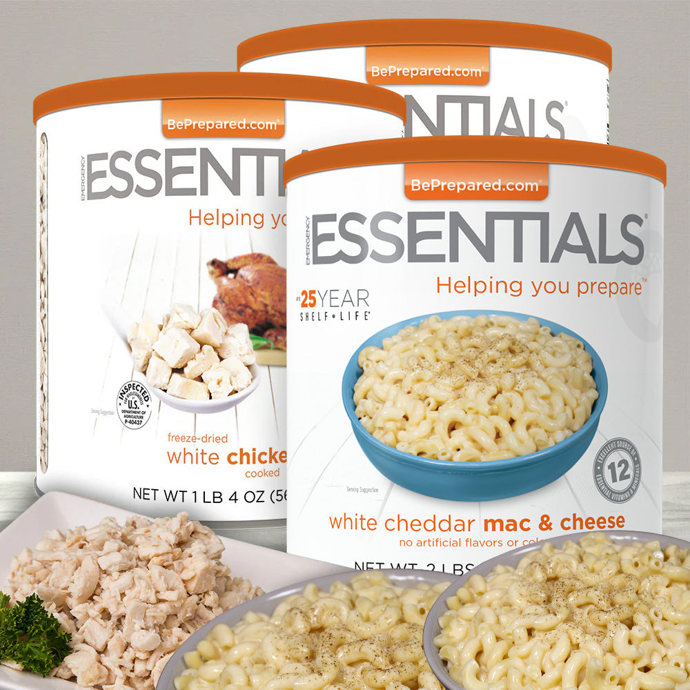 Chicken & White Cheddar Mac & Cheese Large #10 Can Bundle by Emergency Essentials®