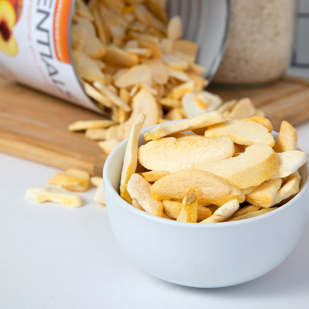 Freeze-Dried Peach Slices