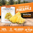 Freeze-Dried Pineapple Dices Large  #10 Can