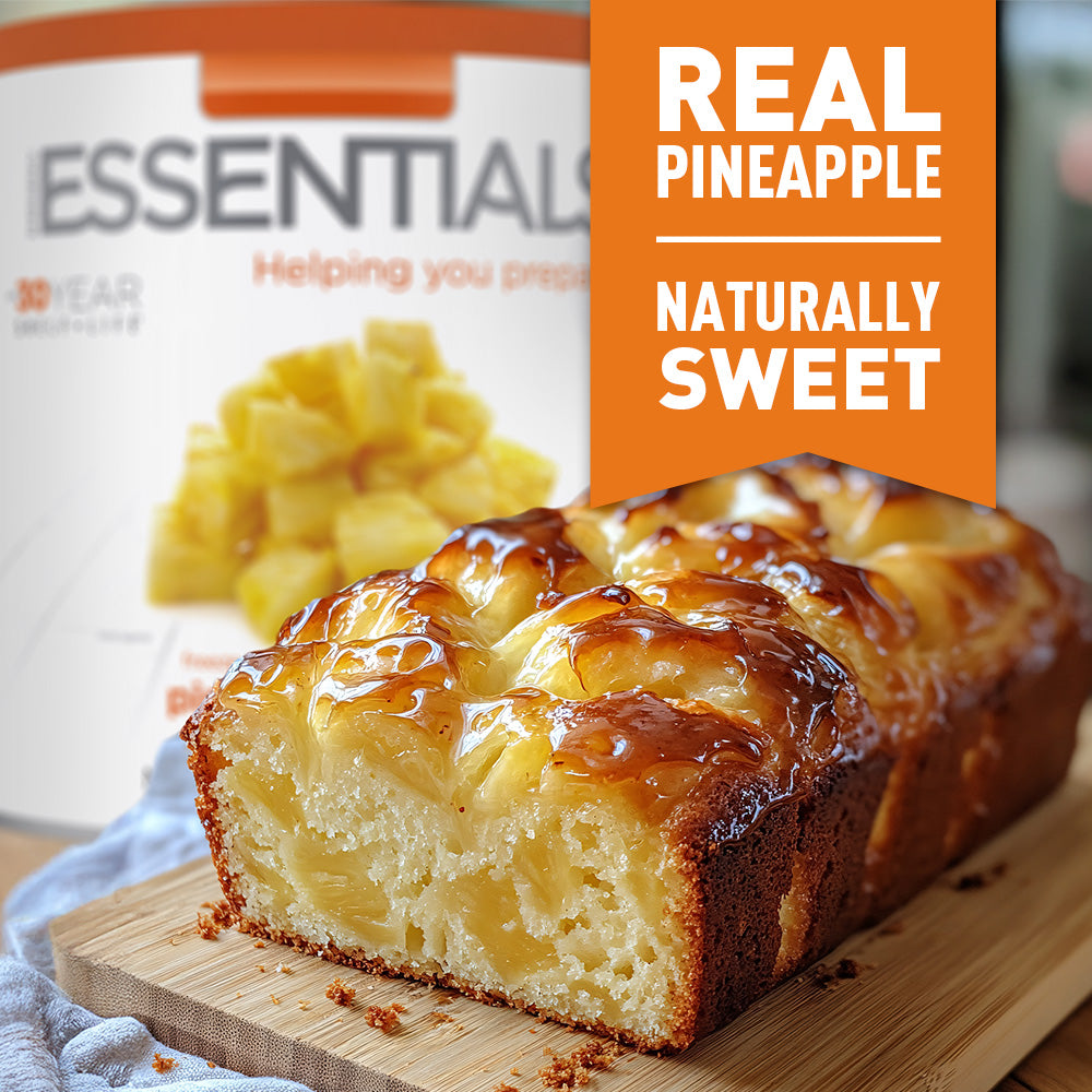 Emergency Essentials® Freeze-Dried Pineapple Dices Large  #10 Can