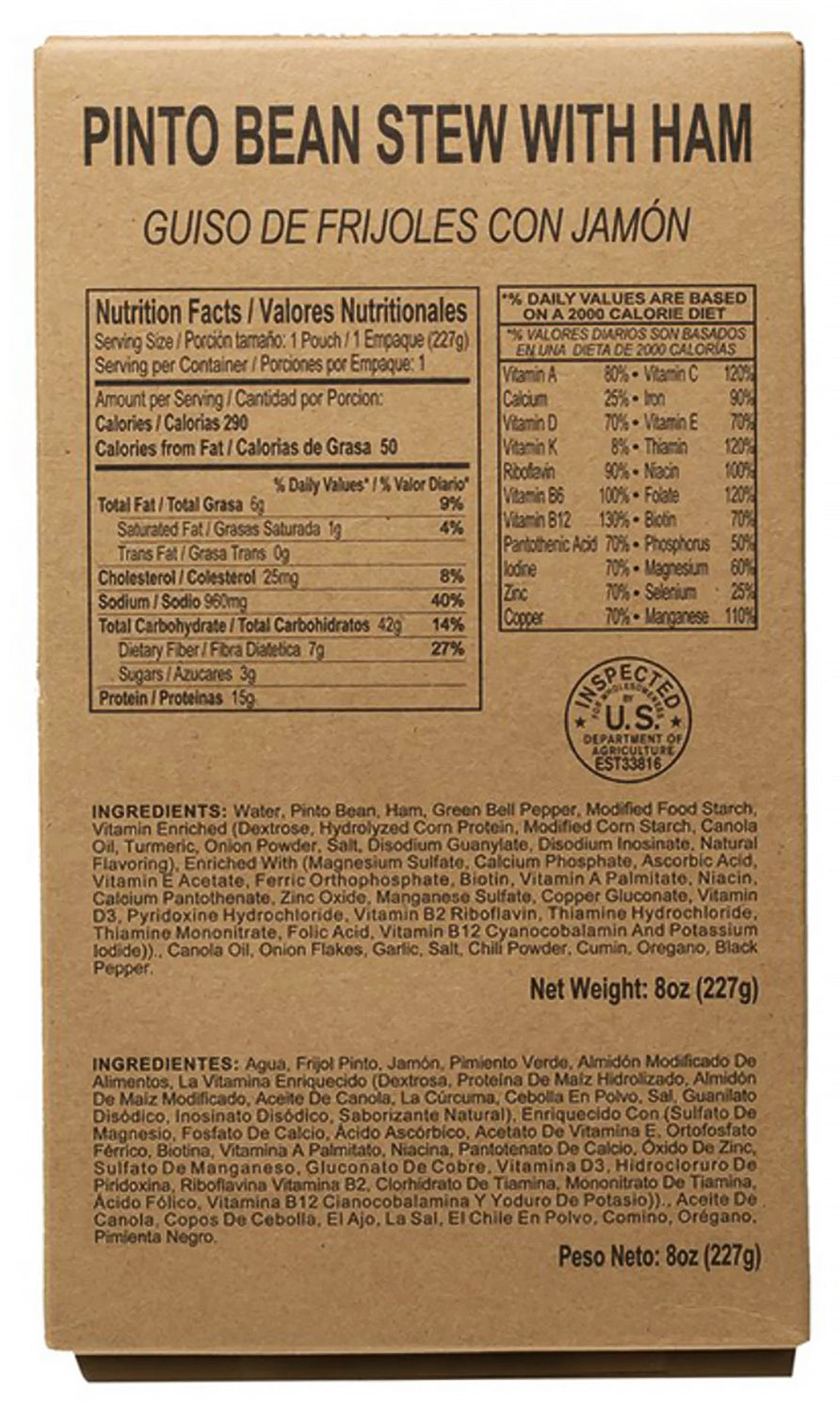 12 Complete Meal MRE Food Supply