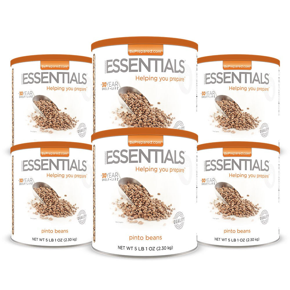 Pinto Beans Large Can 6-Pack by Emergency Essentials®