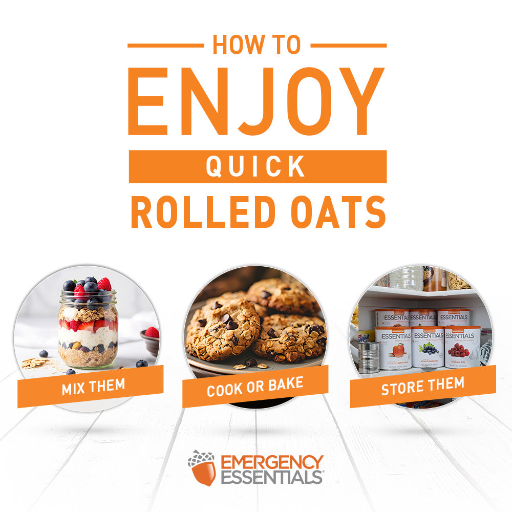 Instructions on how to enjoy quick rolled oats with images