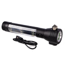 9-in-1 LED Solar Flashlight / Power Bank & Multi-Tool