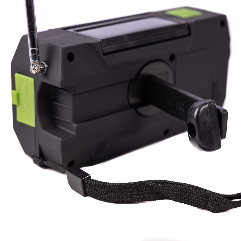 Solar Flashlight & AM/FM/Weather Radio w/ Hand Crank – Be Prepared ...