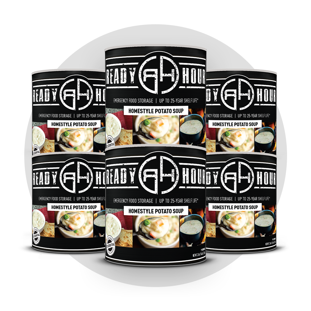 Six Ready Hour Homestyle Potato Soup #10 cans