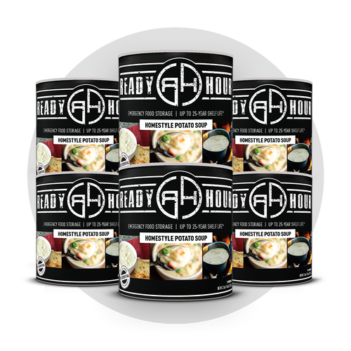 Six Ready Hour Homestyle Potato Soup #10 cans